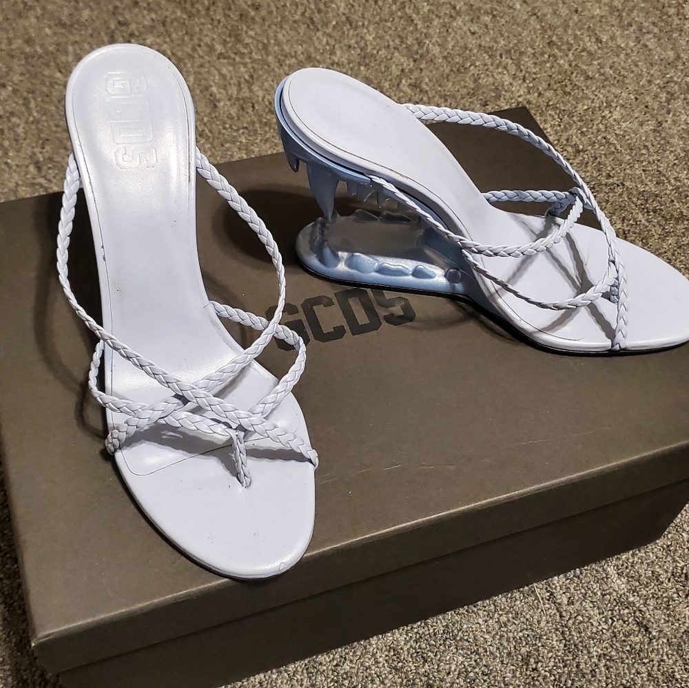Stylish GCDS Baby Blu Women's Heels
